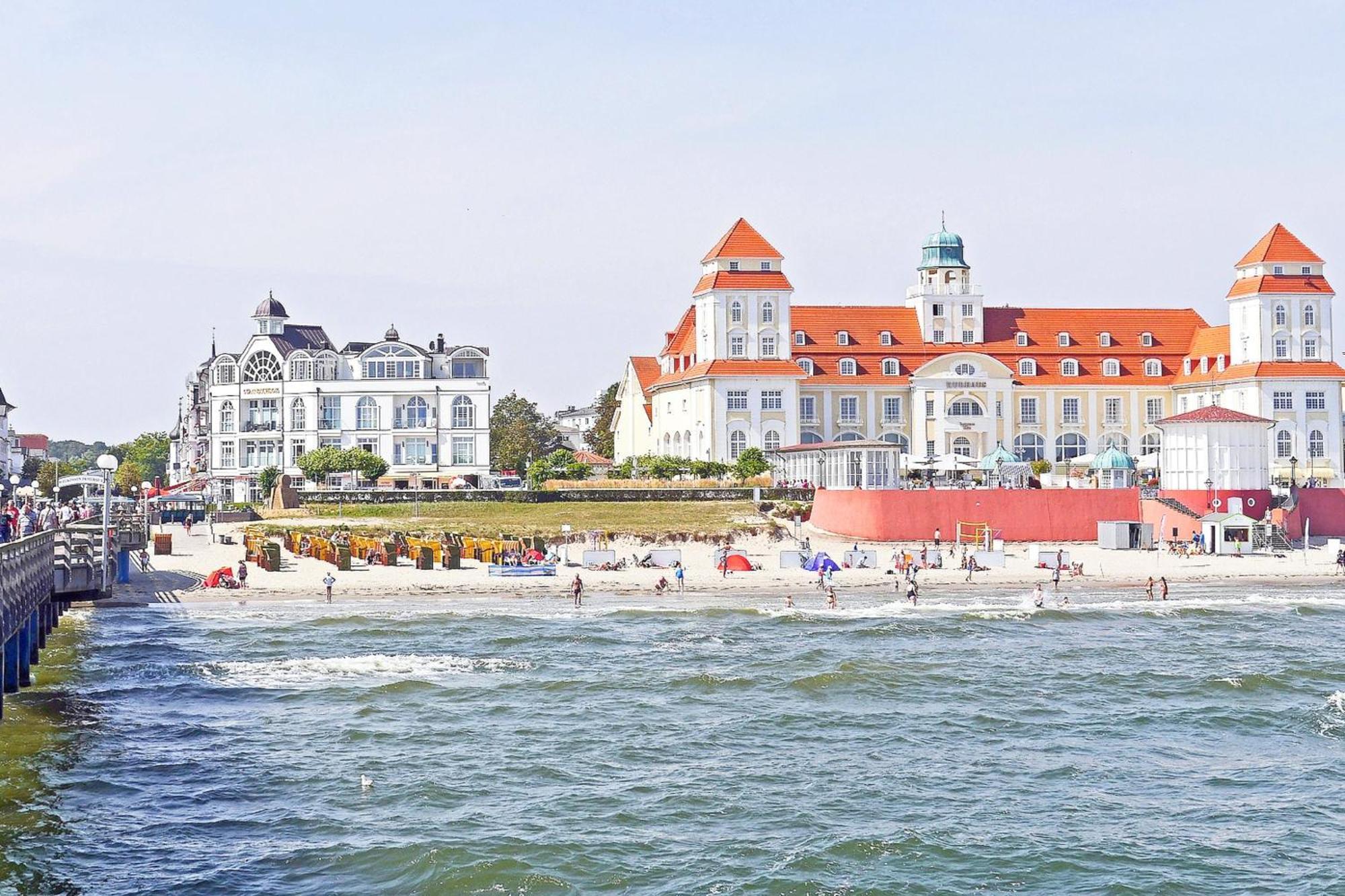 Aparthotel Ostsee Fewo 36 Balkon, Meerblick, Strand Остзебад Бинц Екстериор снимка